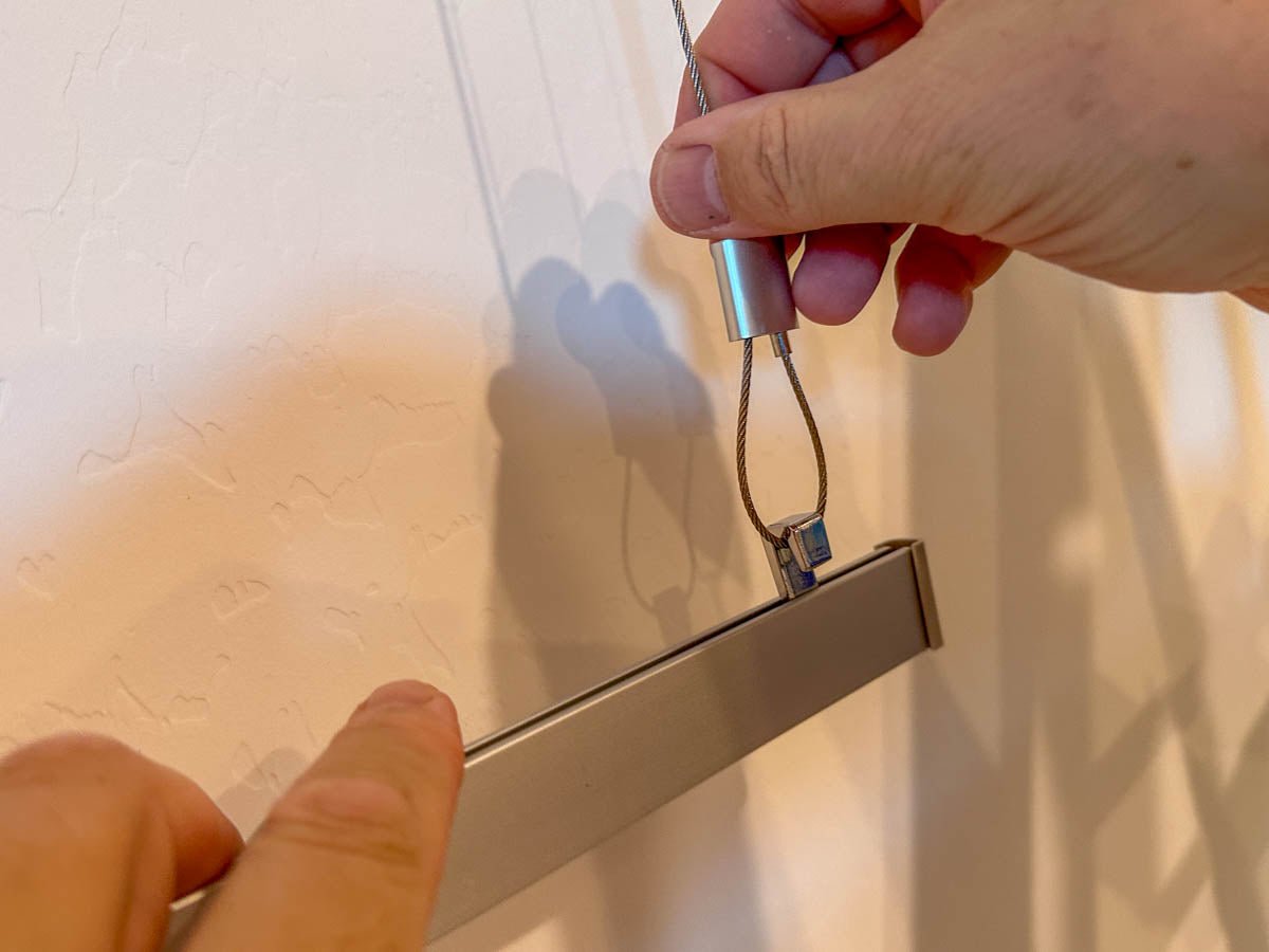Easy Installation, Silk Crane's Original Wall Art Hanging System for Obi Tapestry