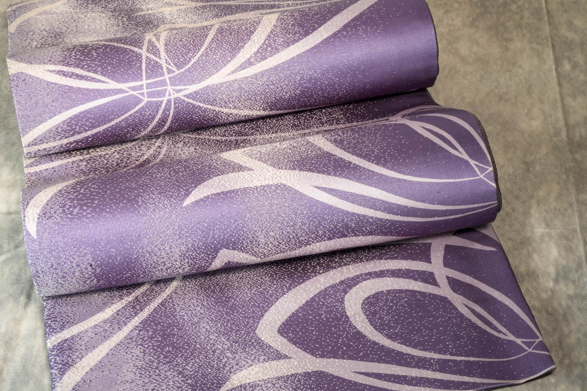 Purple Wall Art Gift for Rich Japanese Kimono Obi