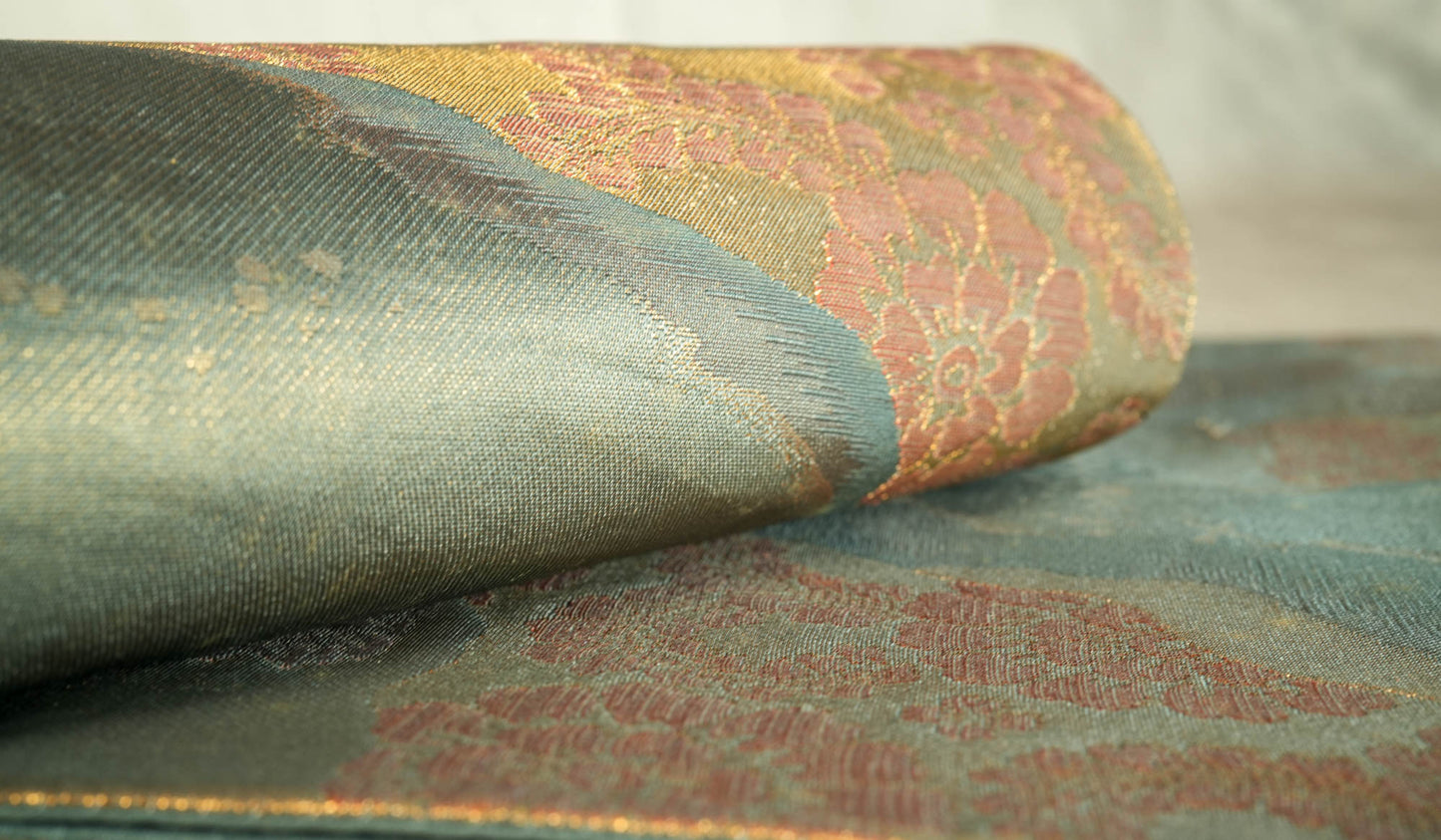 Make your home an Art Gallery! Gently used Japanese Vintage Kimono Obi for Wall Art and Art Decor. Affordable Luxury Home Decoration. Buy Now at SilkCrane.com