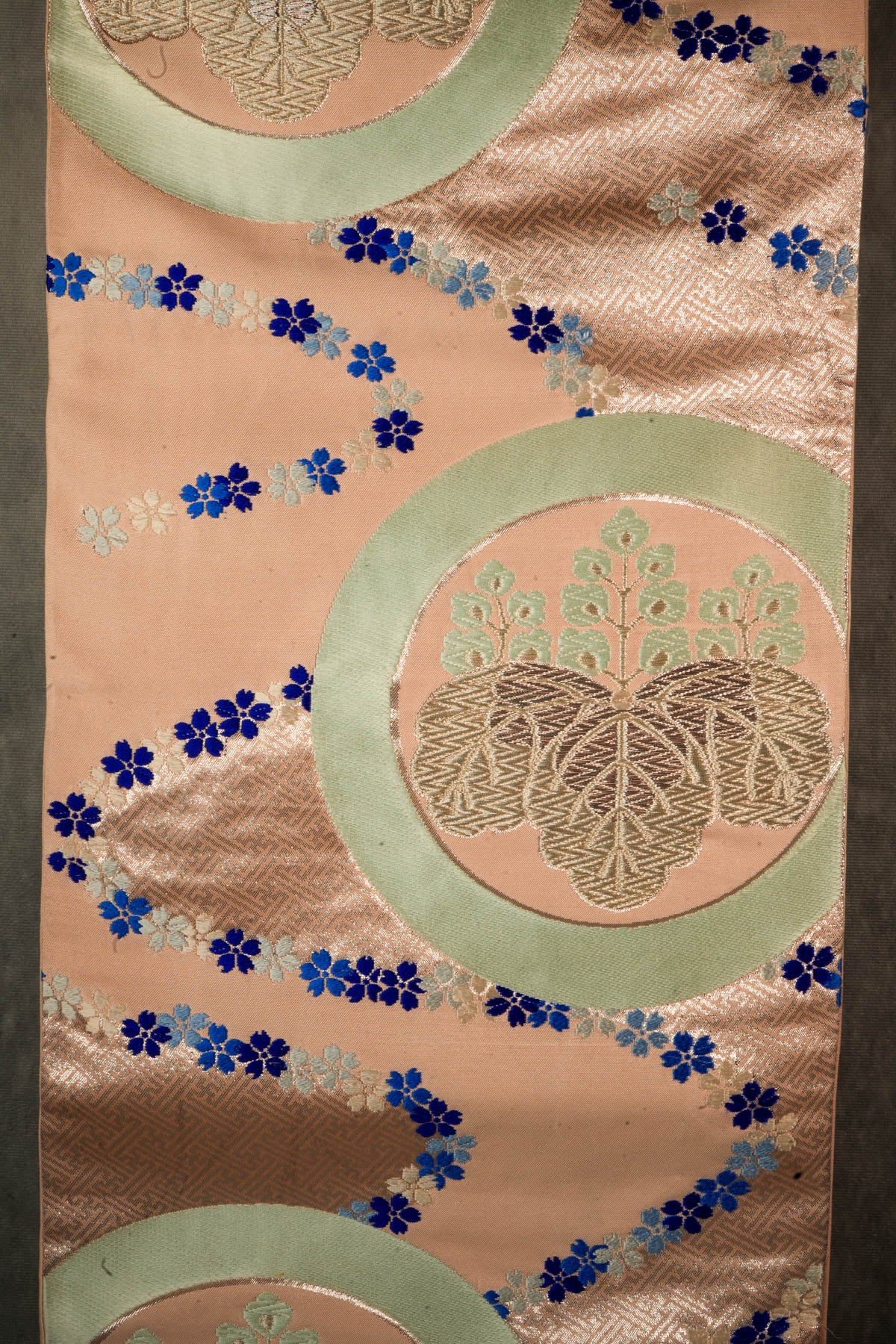 Gently Used, Affordable Wall Art, Buy Vintage Japanese Kimono Obi Art for Sale, Luxury home decoration and Interior Design at Affordable Price at SilkCrane.com. Free shipping in the USA.