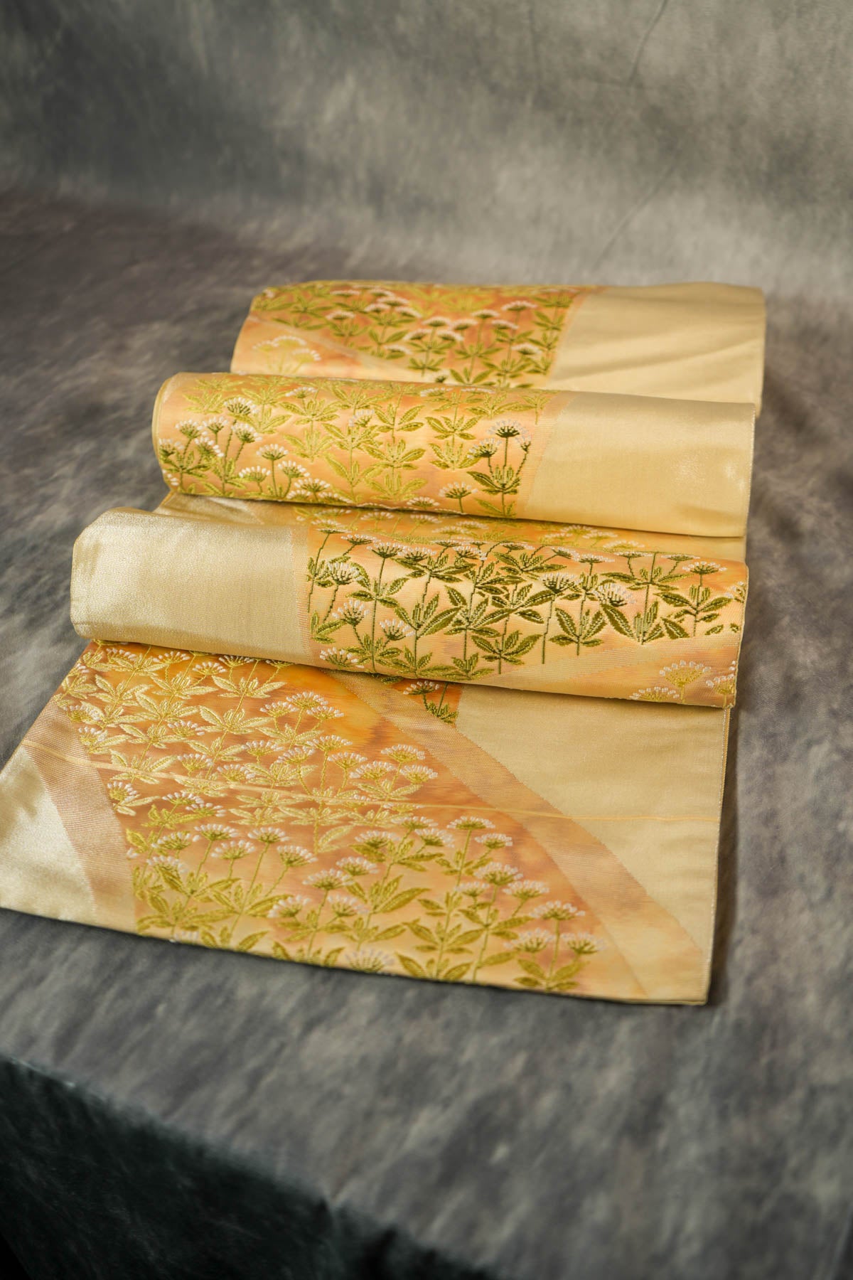 Affordable Luxury Art, Canvas Wall Art, Home Decoration, Interior Design, Vintage Japanese Kimono Obi Tapestry. Buy now at SilkCrane.com