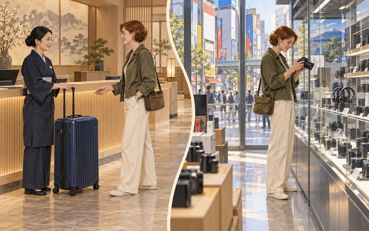 Akihabara luggage storage: send your suitcase from the hotel and browse camera shops with a small bag.
