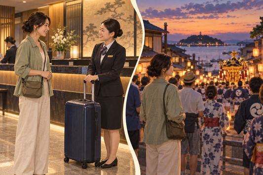 Furubira summer: send your suitcase from the hotel and watch the shrine procession with a small bag.