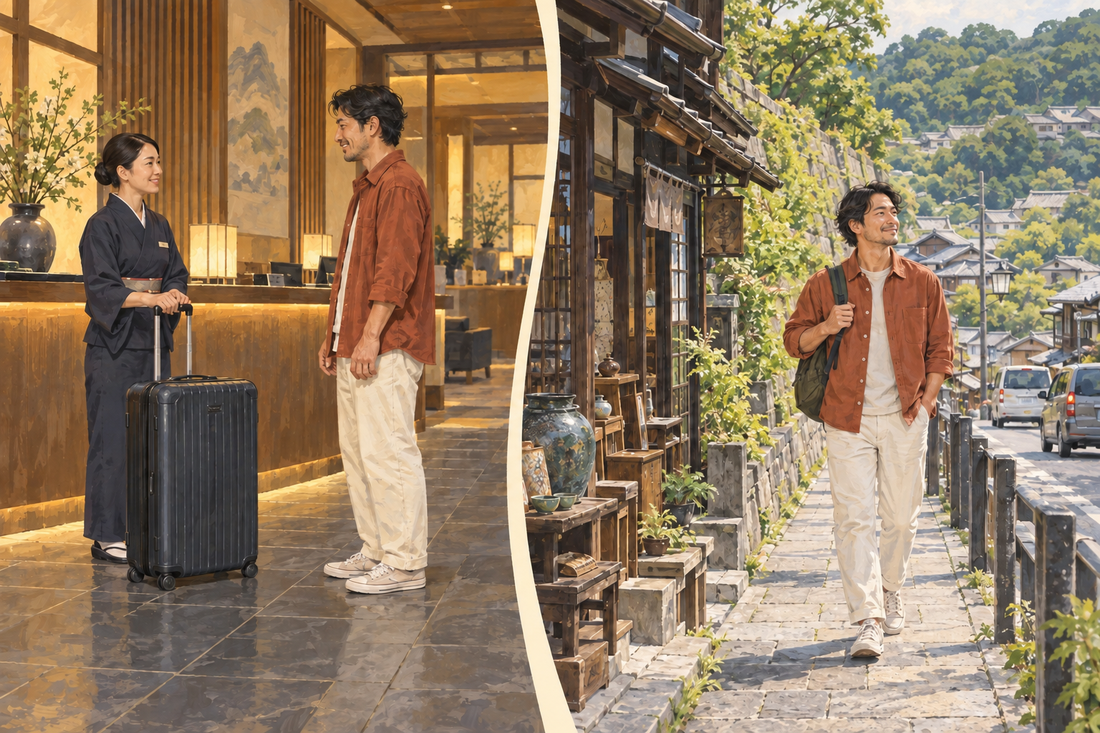 Miyanoshita: send the spare suitcase from your hotel and enjoy the hillside shopping street with a daypack.
