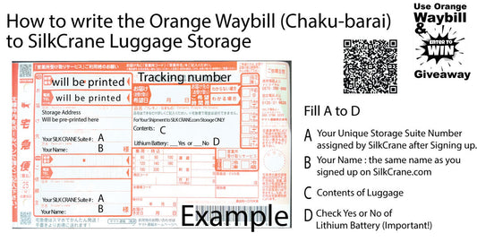 While traveling in Japan, ship your luggage to storage. 