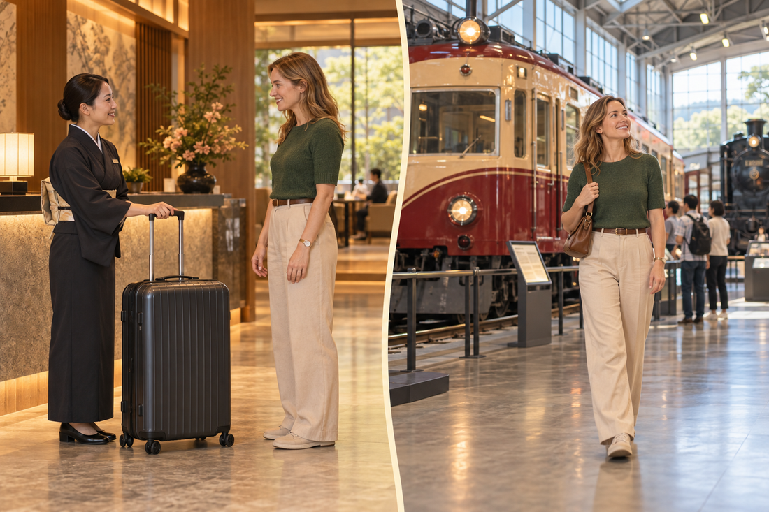 Train and Bus Museum luggage storage: send your suitcase from the hotel and enjoy the exhibits with a small shoulder bag.