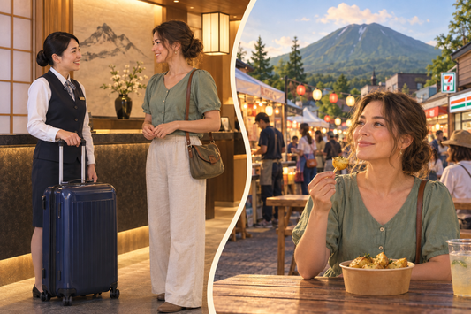 Kutchan summer: send your suitcase from the hotel and enjoy festival potatoes with a smaller bag.
