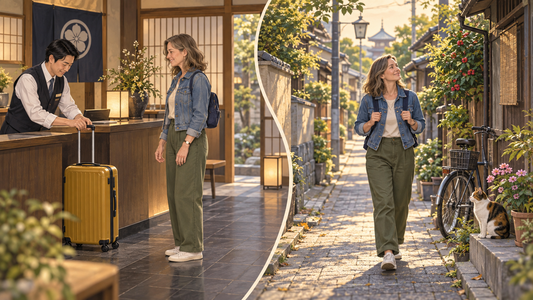 Nippori luggage storage: send a suitcase from the hotel and explore Yanaka’s lanes with a daypack.