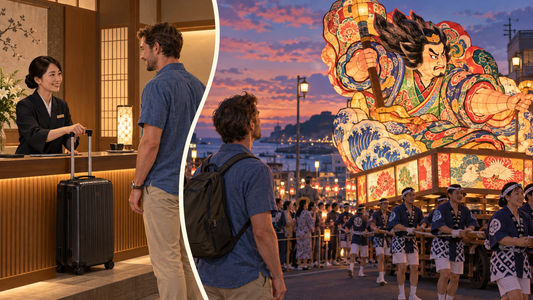 Rumoi Donto Festival: send your suitcase from the hotel and enjoy the glowing town parade.