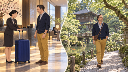 Shinagawa luggage storage: send your suitcase from the hotel and explore Kyoto with a small bag.