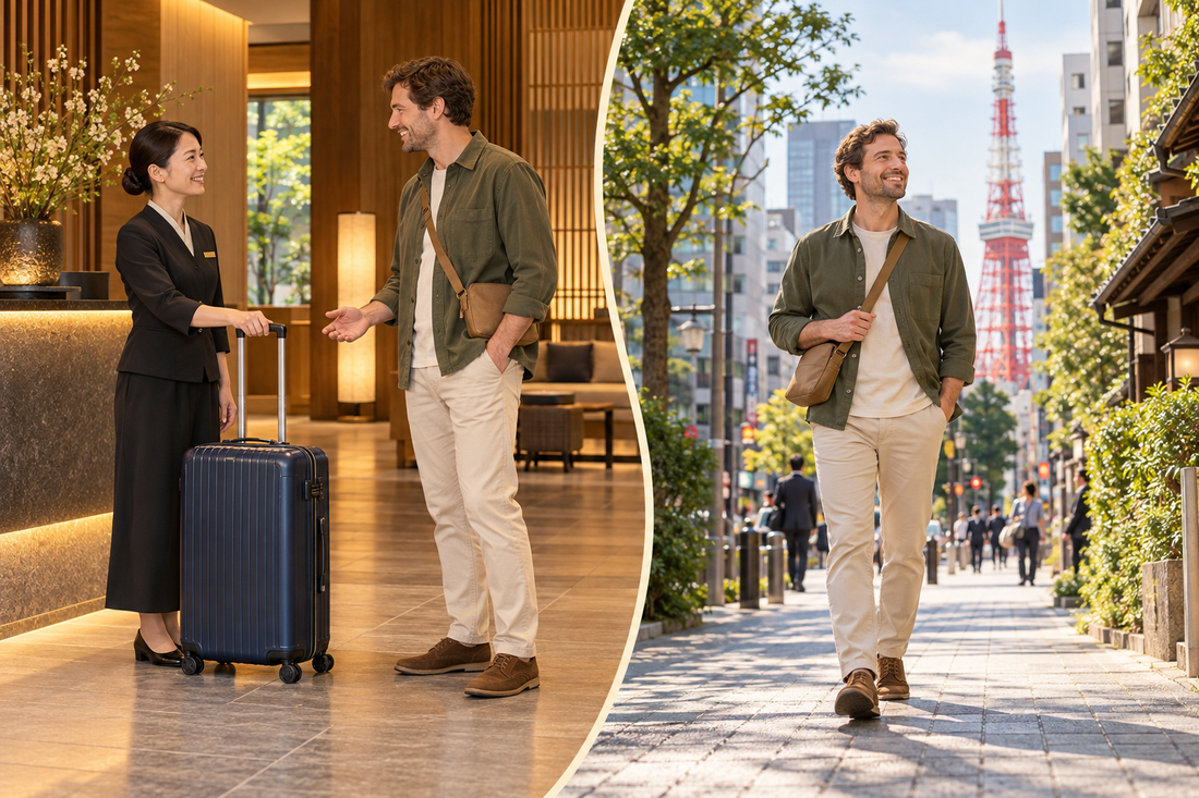 Hamamatsucho luggage storage: send your suitcase from the hotel and enjoy Tokyo with a small bag.