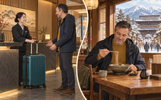 Nagano luggage storage: send spare luggage from the hotel and enjoy soba near the temple streets.
