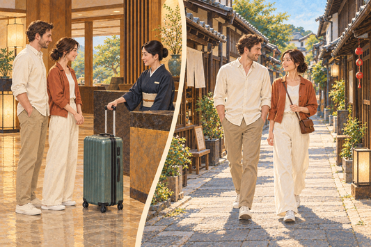 Naramachi luggage storage: send your suitcase from the hotel and enjoy the old-town lanes with a small bag.