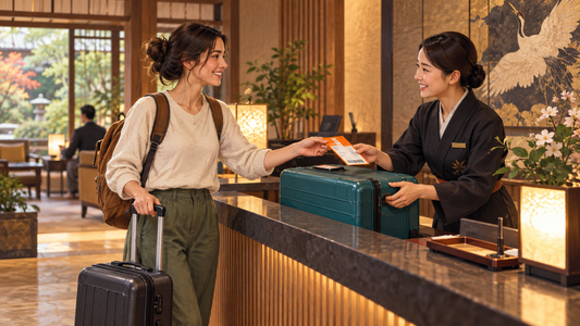 Send your suitcase to storage from your Japan hotel and continue with a smaller bag.