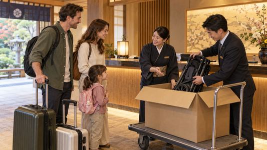 Arrange stroller delivery for the family days when you need it during your Japan trip.