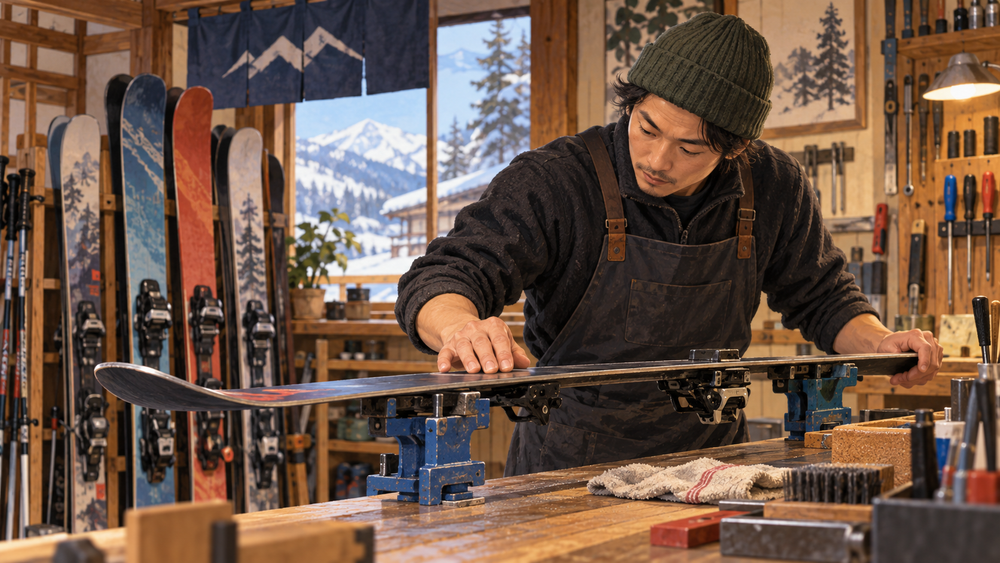 Arrange ski tuning during Japan storage and prepare your gear for the next season.