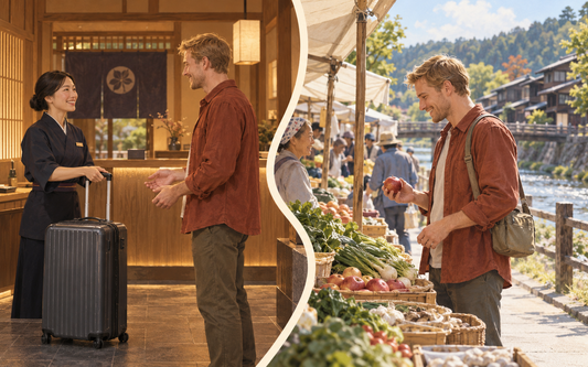 Takayama luggage storage: send your suitcase from the hotel and browse the morning market with less to carry.