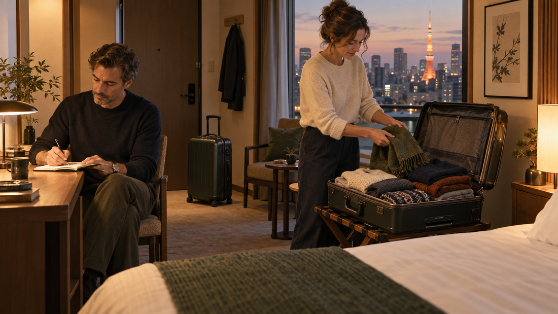 Pack a separate Japan suitcase before departure so the next visit starts with less luggage.