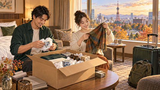 Sapporo shopping: pack gifts and clothing for later delivery and keep traveling with a smaller bag.
