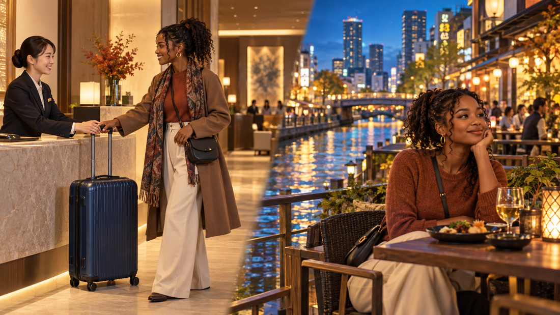 Umeda luggage storage: send your suitcase from the hotel and enjoy an Osaka evening.