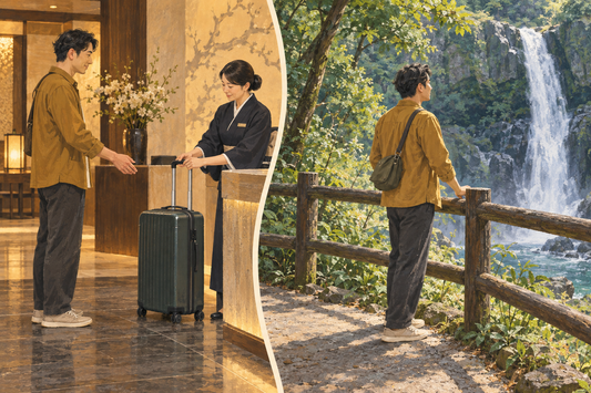 Kawazu Seven Waterfalls: send your suitcase from the hotel and enjoy a forest waterfall with a small bag.