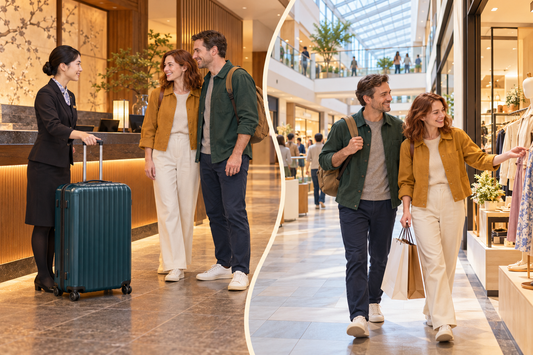 Mitsui Outlet Park Sapporo Kitahiroshima: send your suitcase from the hotel and enjoy shopping with less.
