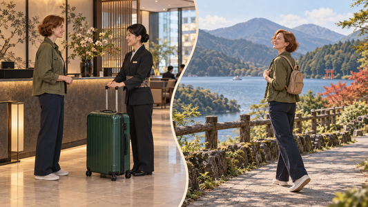 Shinjuku luggage storage: send your suitcase from the hotel and enjoy Hakone with a small daypack.