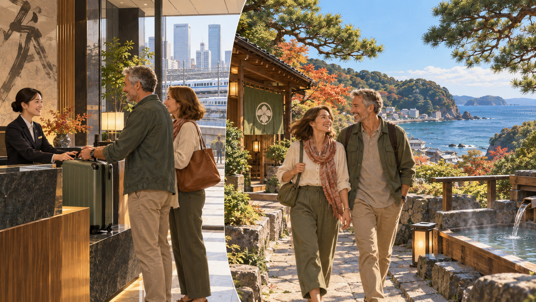 Shinagawa luggage storage: send your suitcase from the hotel and enjoy Izu with a smaller bag.