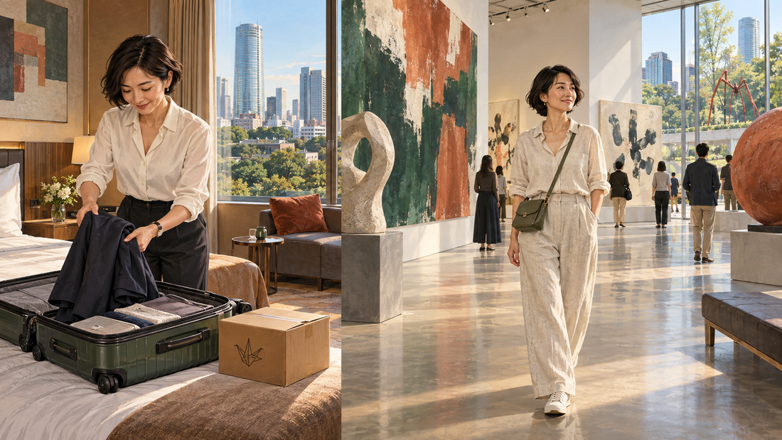 Roppongi luggage storage: store your business suitcase and make time for art and sightseeing.