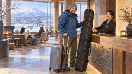 Returning to Niseko: have stored ski gear delivered to your hotel for another winter stay.