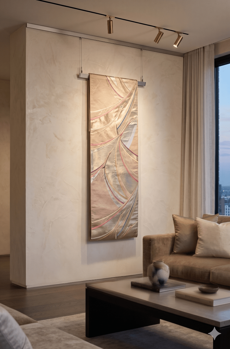 Japan Wall Art Kimono Obi for Home Decor