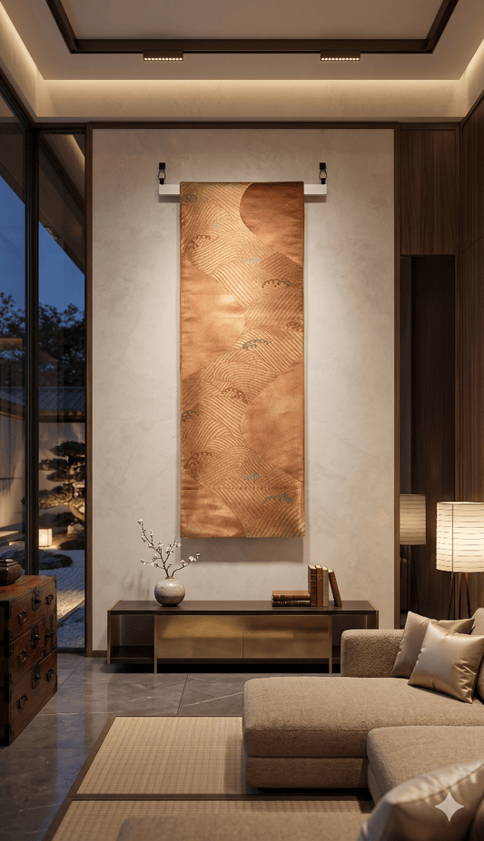 Japanese Obi Wall Art Vintage Tapestry One of a kind Home Decor