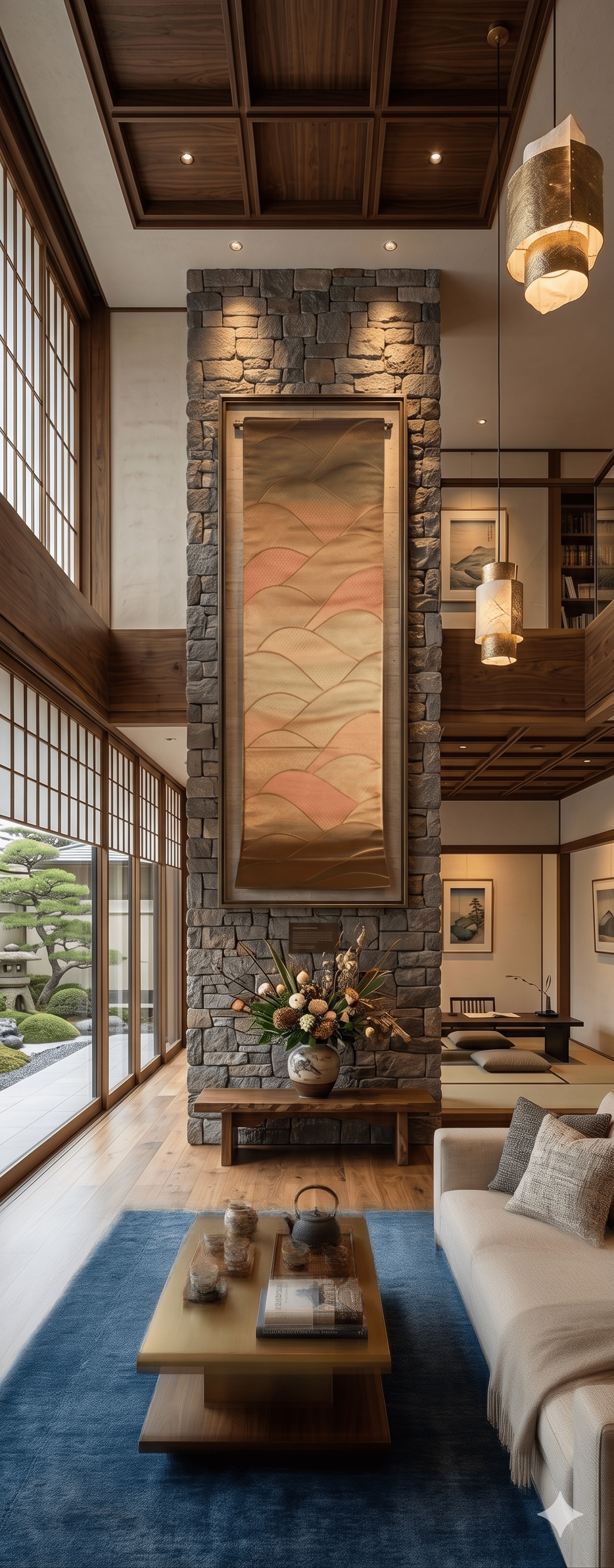 Wall Art Vintage Japanese Kimono Obi Home Decor Interior Design